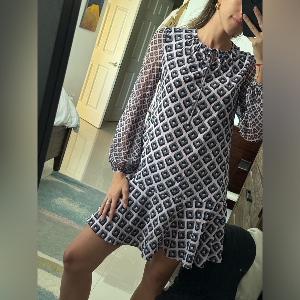 Dvf Silk short mini dress size 00 / x small